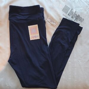 LuLaRoe Women's Navy Leggings New Size T/C